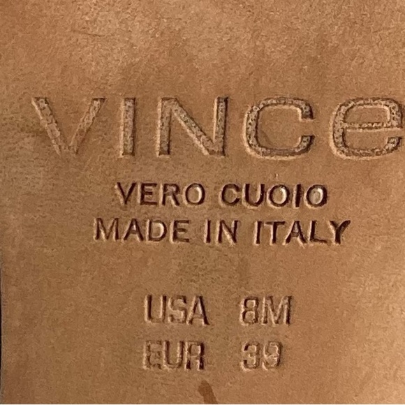 Vince Addison Peep Toe Black Leather Bootie | 8 - Picture 5 of 13